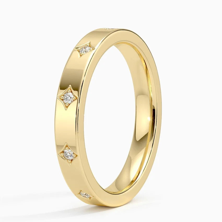 Elara Diamond Ring 18K Yellow Gold