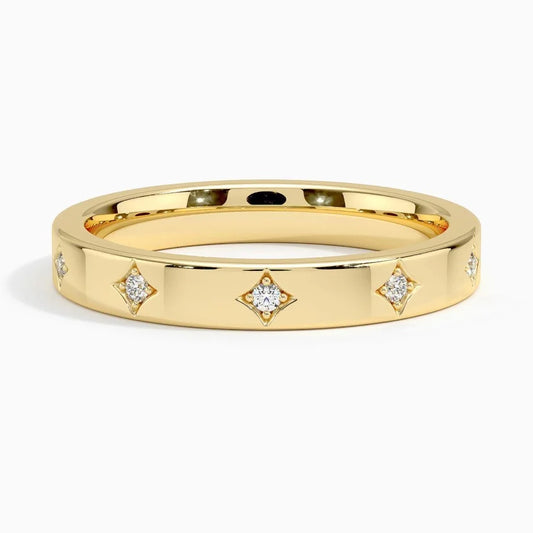 Elara Diamond Ring 18K Yellow Gold