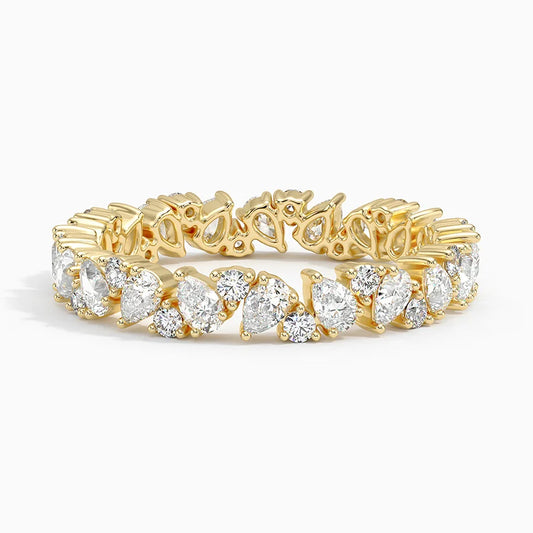 Olivetta Lab Diamond Eternity Ring