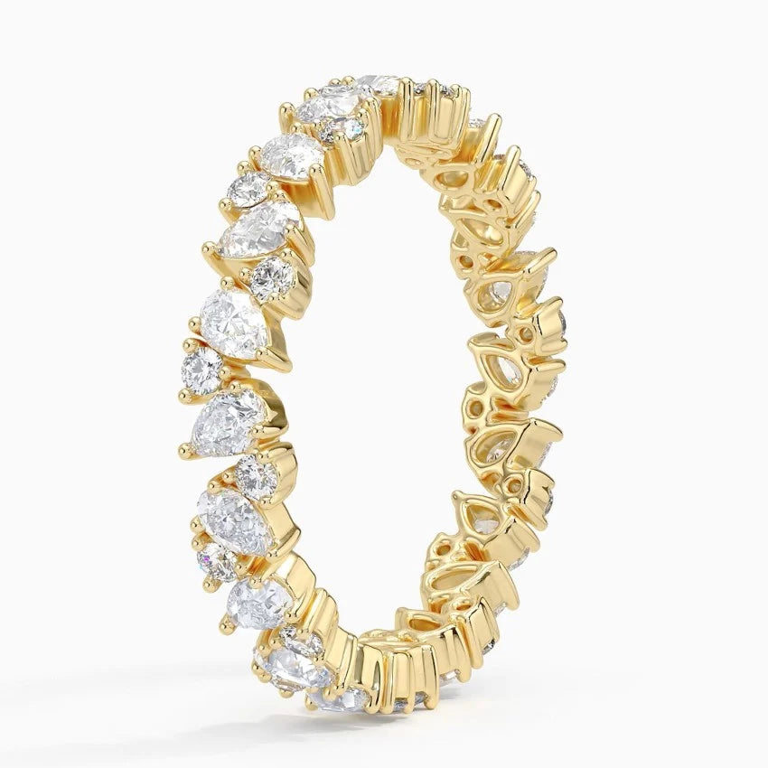 Olivetta Lab Diamond Eternity Ring